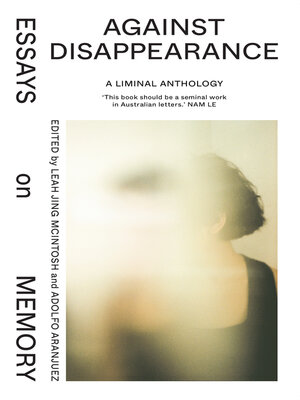cover image of Against Disappearance